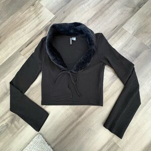 H&M DIVIDED Y2K BOLERO